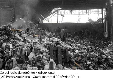 Gaza_Depot_medicaments_bombarde.jpg