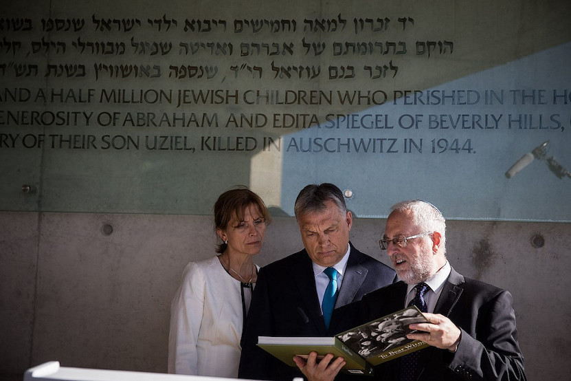 Viktor Orban Yad Vashem