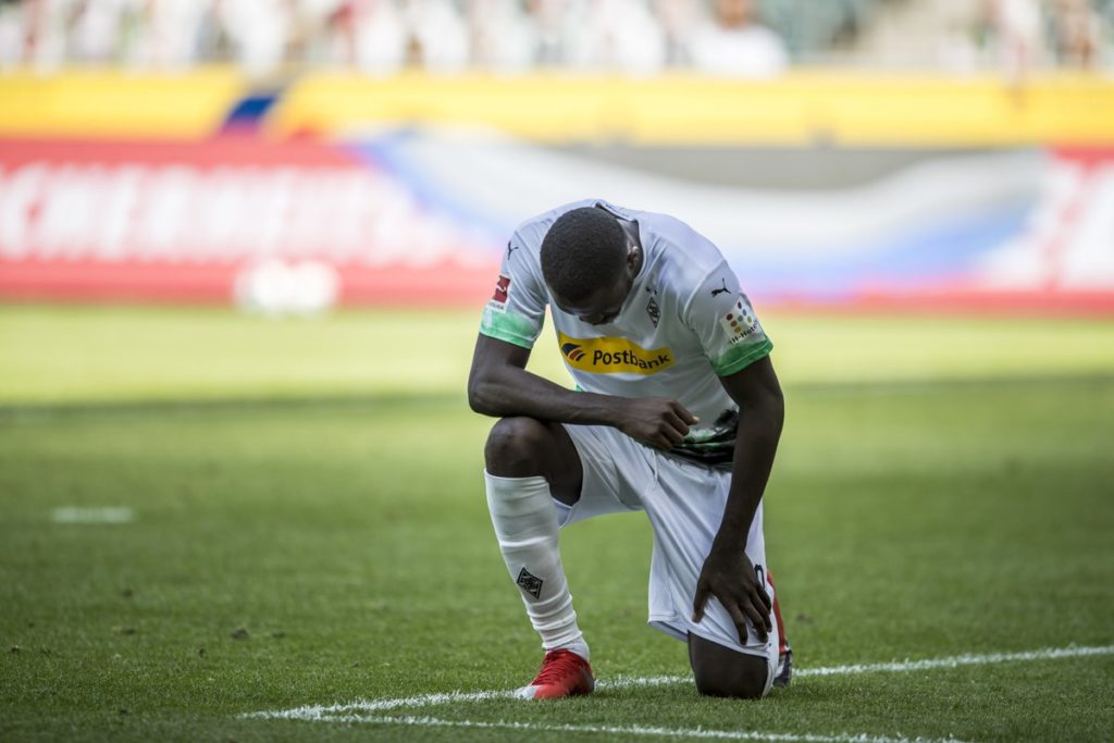 George Floyd hommage de Marcus Thuram