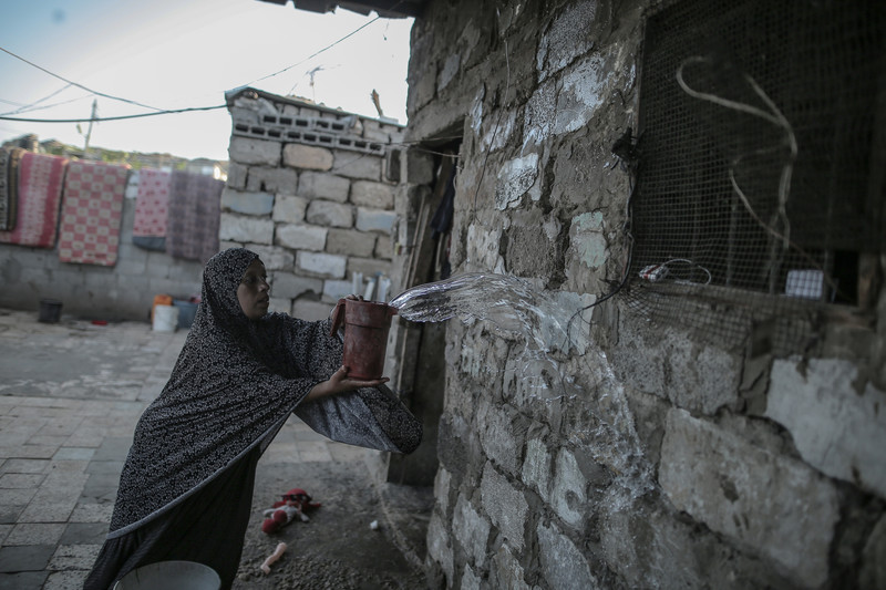 Gaza sans eau pendant la canicule : une honte !