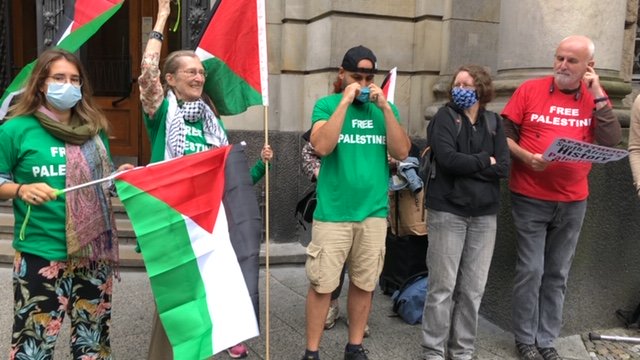 Procès BDS à Berlin : Vidéo de la manifestation