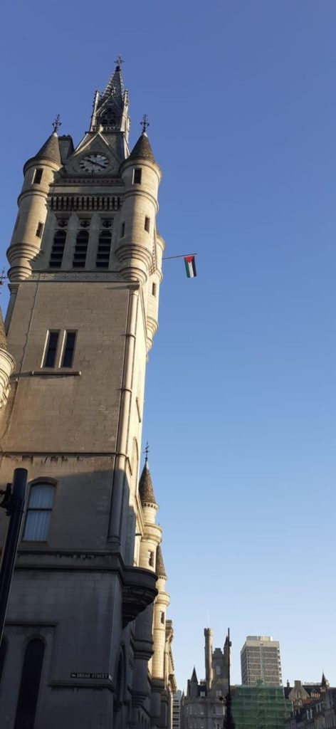 Ecosse : le drapeau de la Palestine à l'honneur