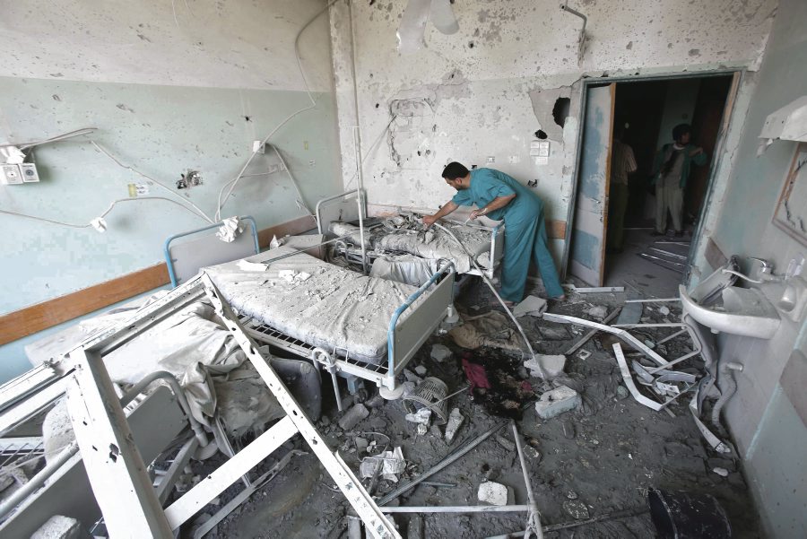 L'attaque d'un hôpital pour enfants à Gaza