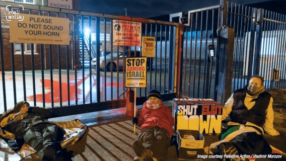 Solidarité avec les militants qui ont occupé Elbit en Angleterre!