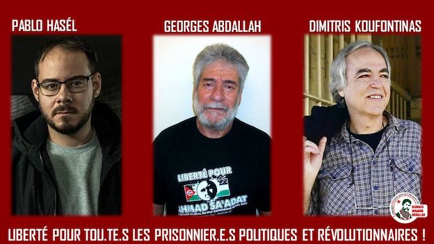 Rassemblement le 14 mars à Paris pour la libération de Georges Abdallah et deux autres prisonniers politiques