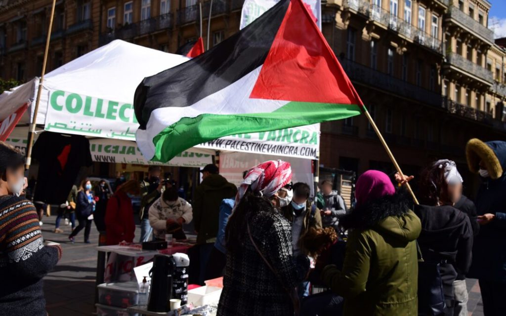 Toulouse : Belle action de solidarité avec la Palestine ! (Vidéo)