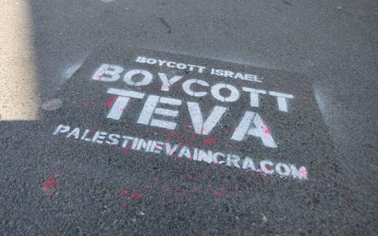 A Toulouse comme ailleurs, les actions se multiplient pour le boycott de Teva !