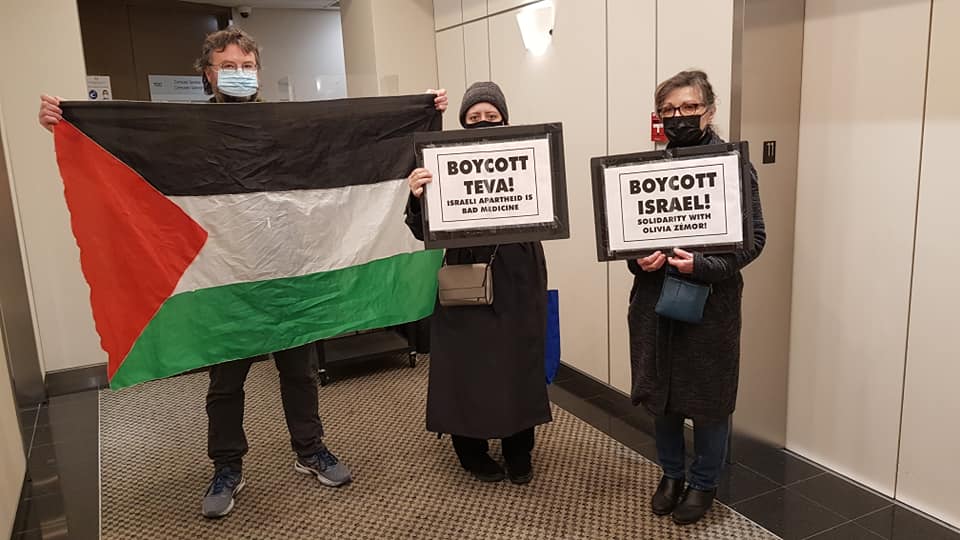 TEVA : le boycott est international. L'exemple de Vancouver au Canada (Photos)