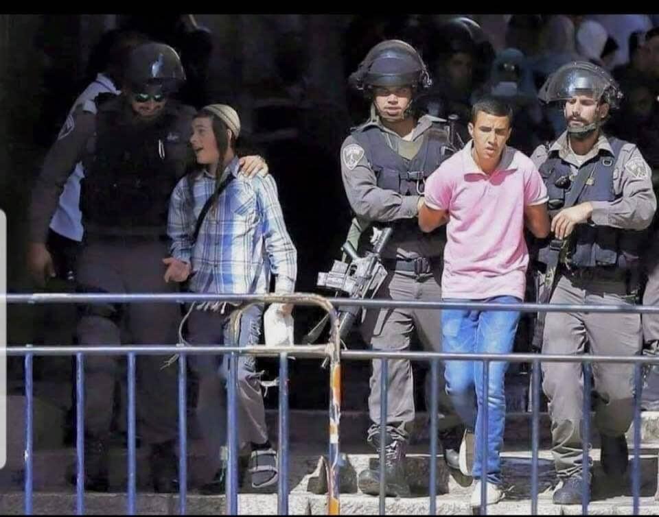 Arrestation de deux enfants à Jérusalem : devinez lequel est juif et lequel est Palestinien ?
