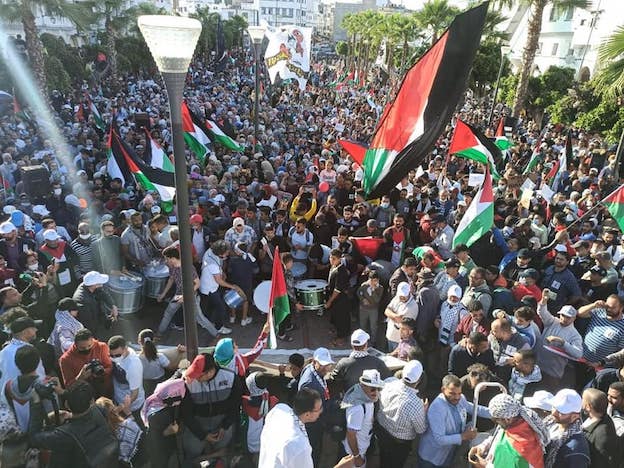 Palestine : Mobilisation massive au Maroc malgré les interdictions (Photos)