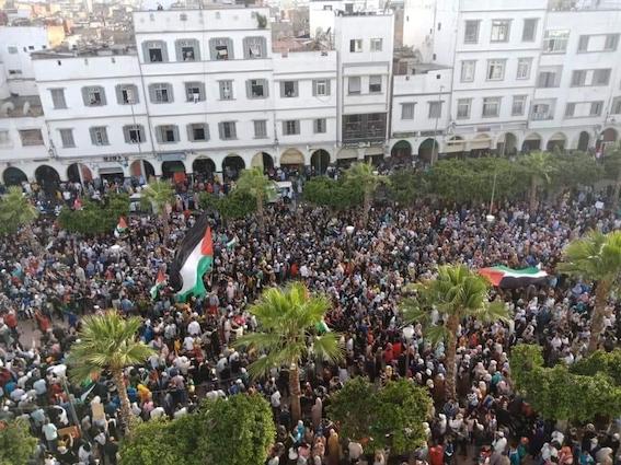 Manifestations monstres au Maroc en soutien à la Palestine ! (Photos)