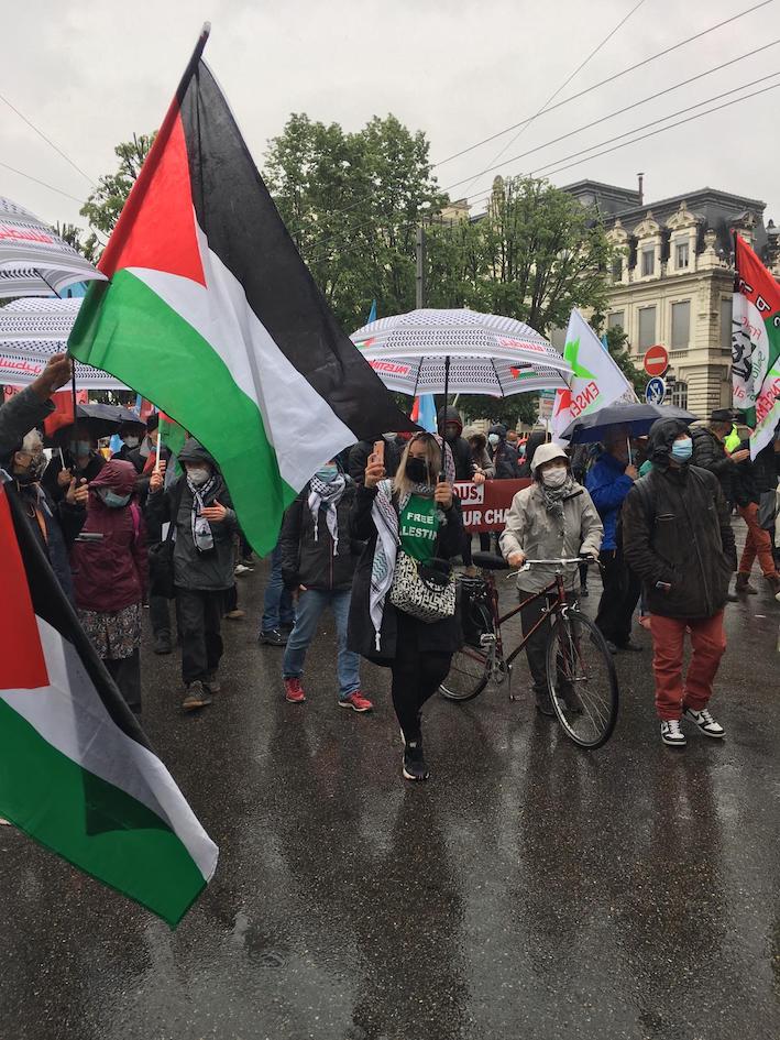 1er mai à Lyon : la Palestine bien présente ! (Photos)
