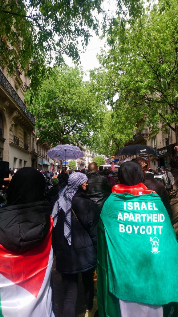 Manifestations en cours à Paris pour la Palestine même si Macron ne veut pas !