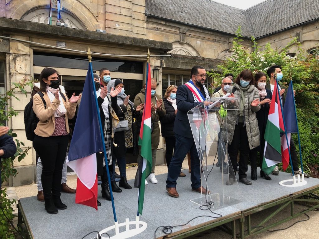 La mairie se Stains solidaire de la Palestine