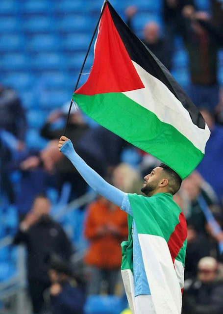 Premier League: Mahrez apporte son soutien aux Palestiniens