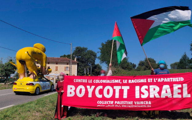 Boycott de l'équipe israélienne du Tour de France cycliste !