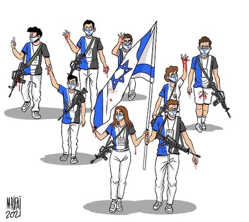 LES J.O. vus par des dessinateurs palestiniens