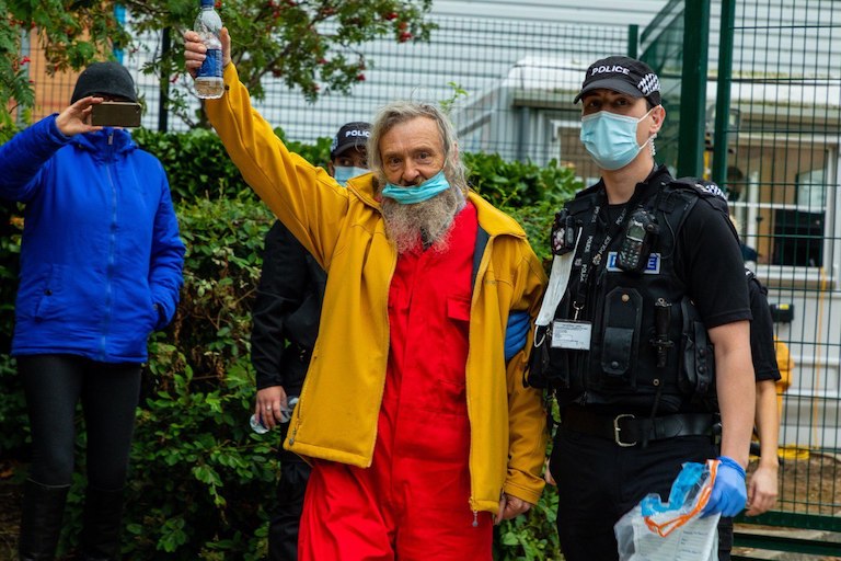 Nouveau blocage de l'usine d'armement d'Elbit à Leicester  !