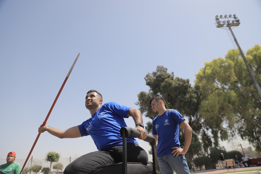 Premier championnat d'athlétisme pour les amputés de Gaza 