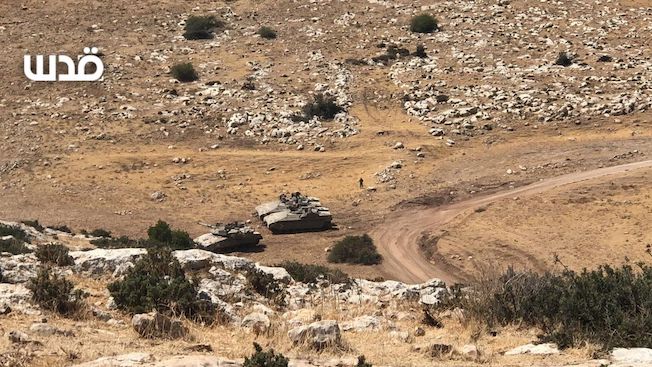 Entrainement militaire très dangereux pour les Palestiniens de la Vallée du Jourdain