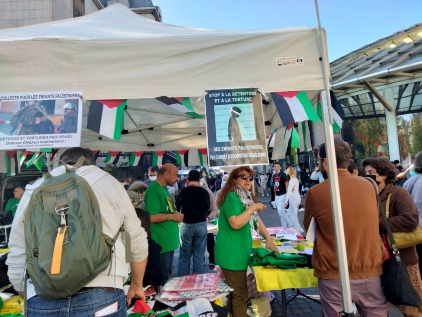 Paris : Très beau rassemblement en soutien aux prisonniers palestiniens (Album photos)