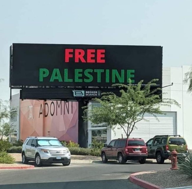 La Palestine s'affiche à Las Vegas ! (Photos)