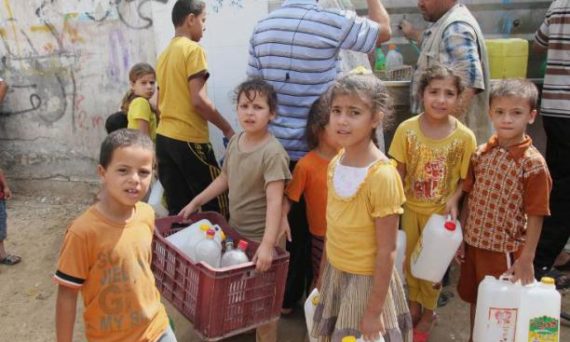 Palestiniens sans eau potable
