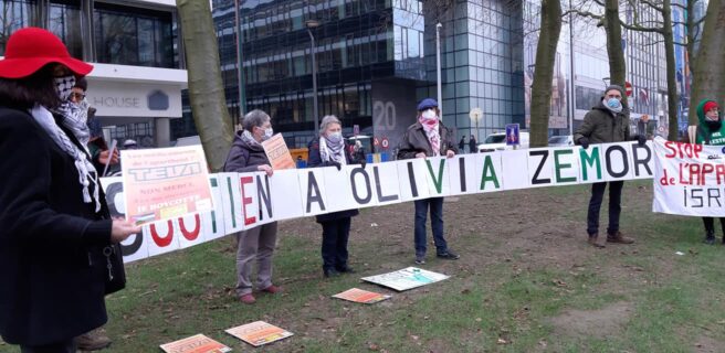 Procès TEVA : Manifestation de solidarité devant le consulat de France à Bruxelles !