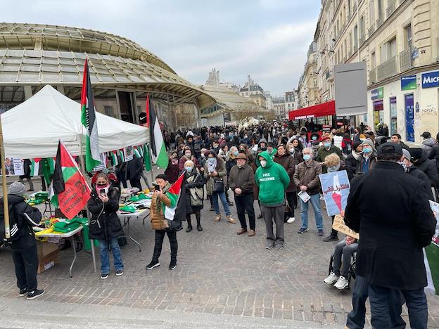Rassemblement pour le droit de soutenir la Palestine samedi à Paris (Album photos)