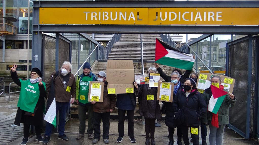 Bordeaux : Vidéo de soutien au boycott de TEVA et contre le chantage à l'antisémitisme