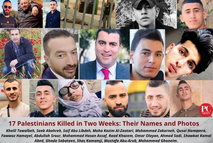 "17 Palestiniens ont été tués au cours des deux dernières semaines. Ce n'est pas du terrorisme ? ", par Gideon Levy