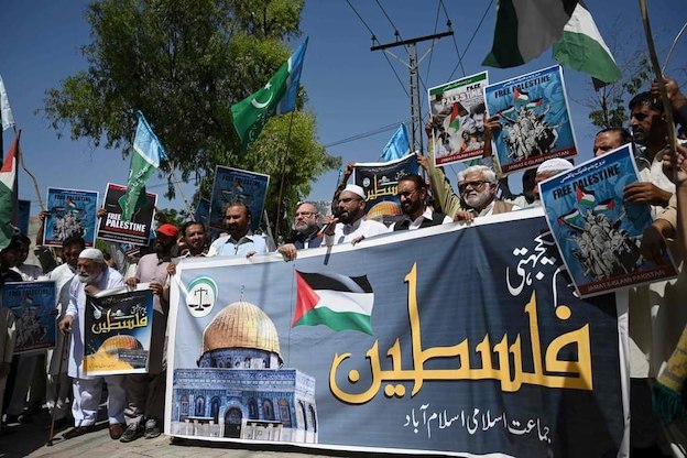 Soutien à la résistance palestinienne contre les attaques à AL-Aqsa