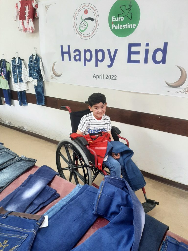 Dons récoltés pour les enfants handicapés de Gaza : Merci !