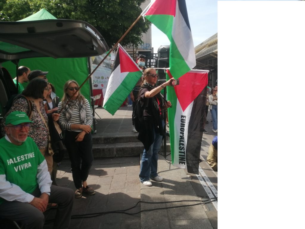 Levée massive de drapeaux palestiniens à l'université Ben Gourion ! 