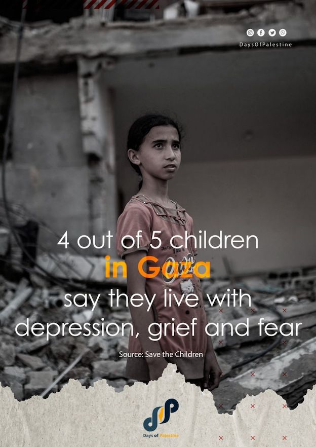 La dépression, la peur et le chagrin des enfants de Gaza (Vidéo)