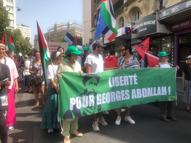 Bravo aux manifestants pour la libération de Georges Abdallah ! (Photos)