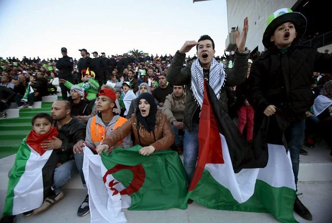 Algérie : Supporters de la Palestine !