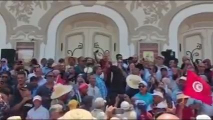 Manifestation massive contre la normalisation de la Tunisie avec Israël (vidéo)