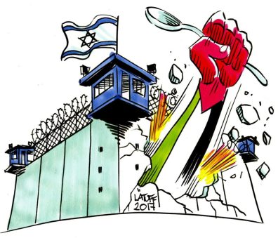 Actions collectives des prisonniers palestiniens dans les prisons de l'occupant