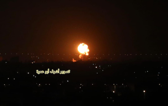Dix missiles israéliens tirés dans la nuit sur la bande de Gaza