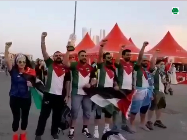 la Palestine célèbre la victoire de l'Argentine (Vidéos)