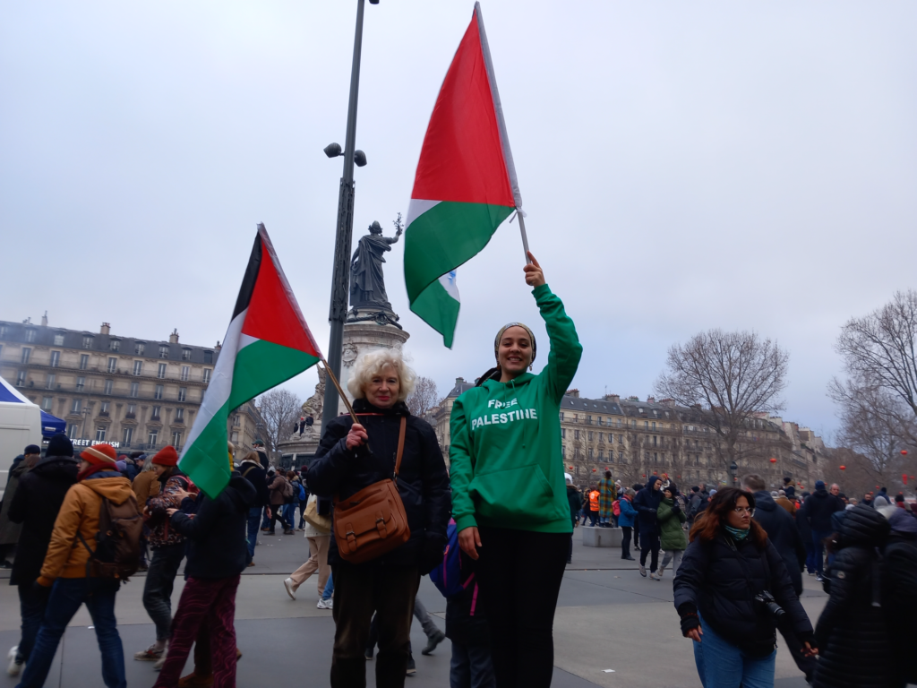 La Palestine dans la manifestation sur les retraites (Vidéo et photos)