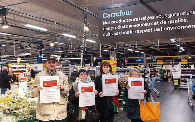 La campagne de boycott de Carrefour se développe également en Belgique