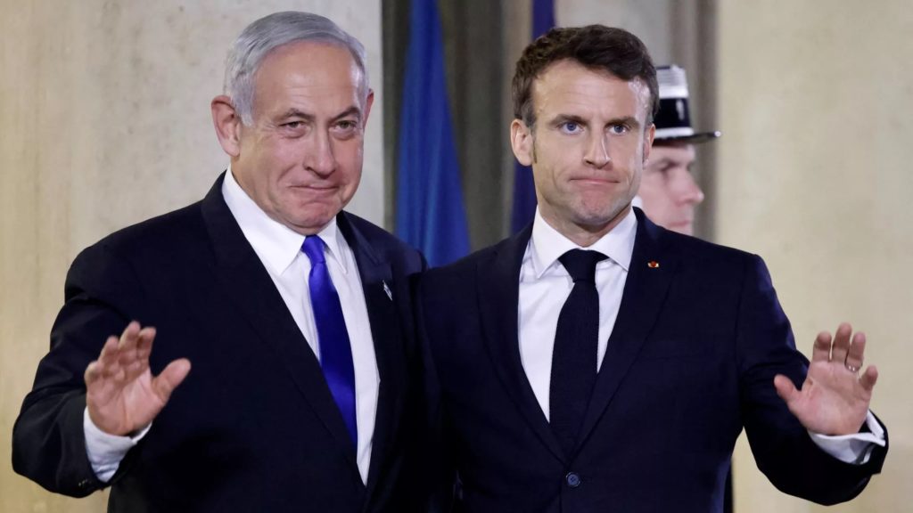 Emmanuel Macron couvre les fascistes en Israël