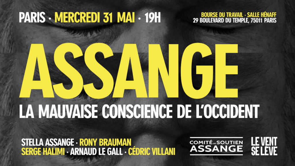Conférence ce mercredi à Paris : "Assange, la mauvaise conscience de l'occident"