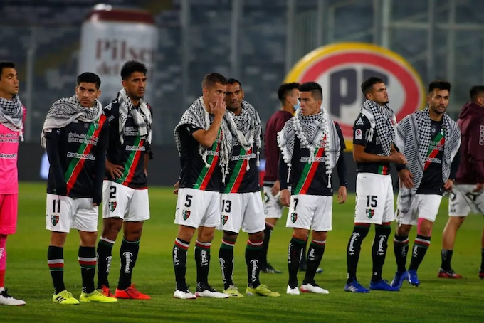 La belle solidarité des footballeurs chiliens avec la Palestine !