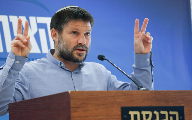 Le fasciste israélien Bezalel Smotrich à Paris les 6, 7 et 8 juin