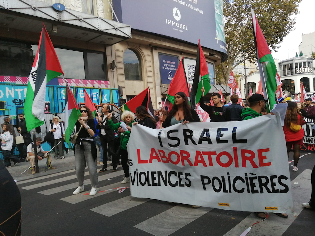 La Palestine au coeur de la manifestation contre le racisme et les violences policières (album photos et Vidéo)