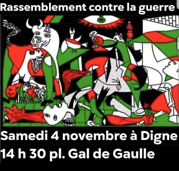 La France en manifestation contre le génocide à Gaza
