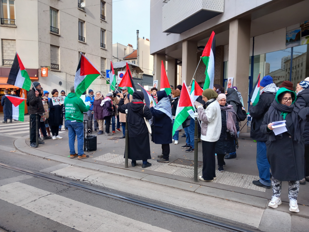 Nouveau rassemblement à l'Île Saint-Denis en soutien à la Palestine